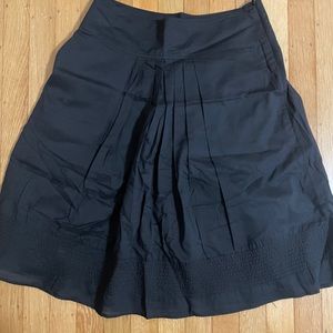 Banana republic black midi skirt size 0P